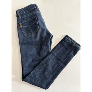 Paige Jeans Size 24 Womens Skyline Skinny Low Rise Medium Wash Blue Denim